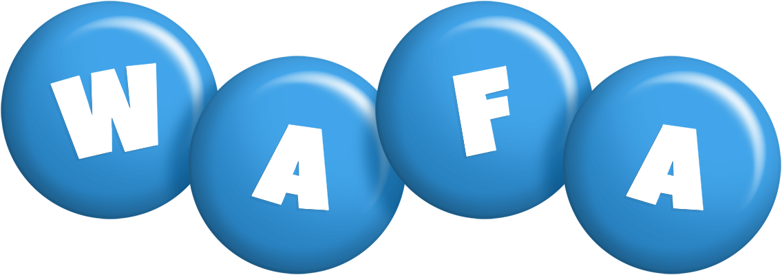 Wafa candy-blue logo