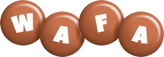 Wafa candy-brown logo