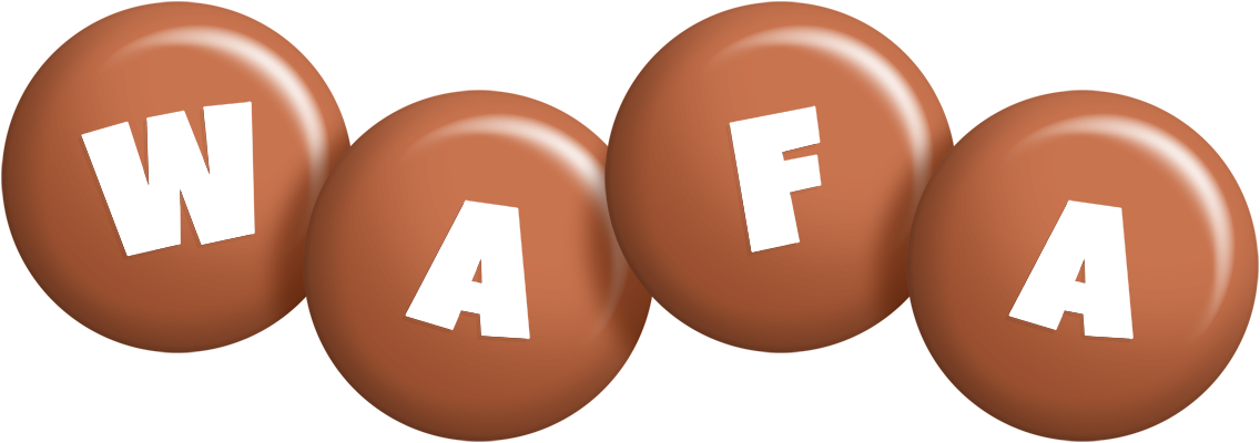 Wafa candy-brown logo