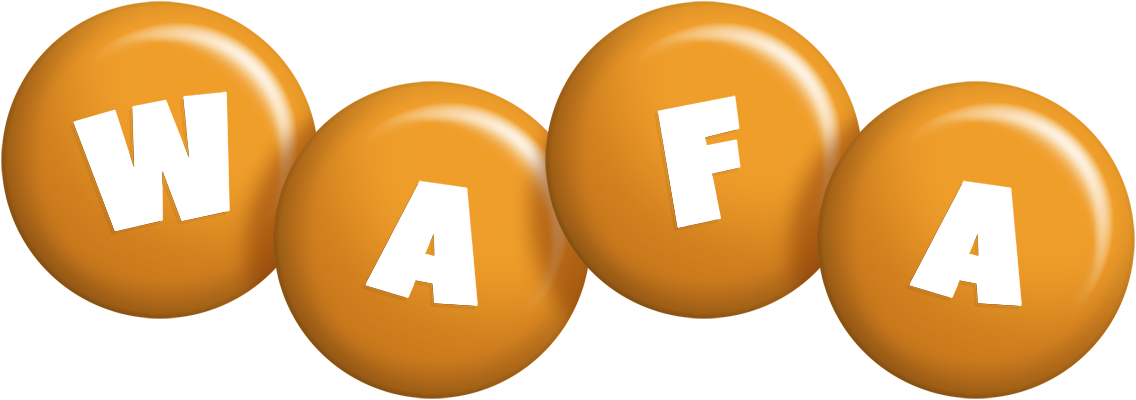 Wafa candy-orange logo