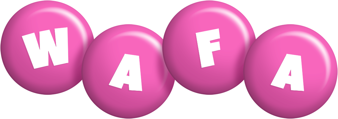 Wafa candy-pink logo