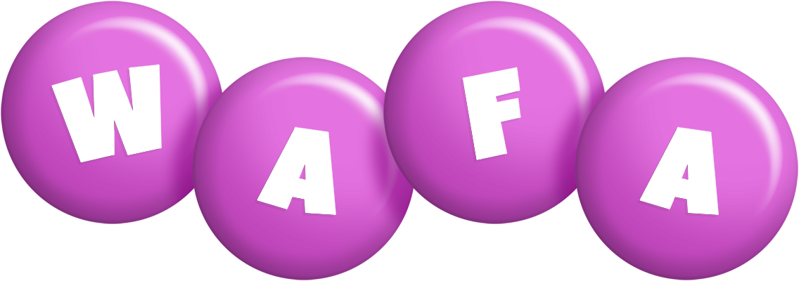 Wafa candy-purple logo