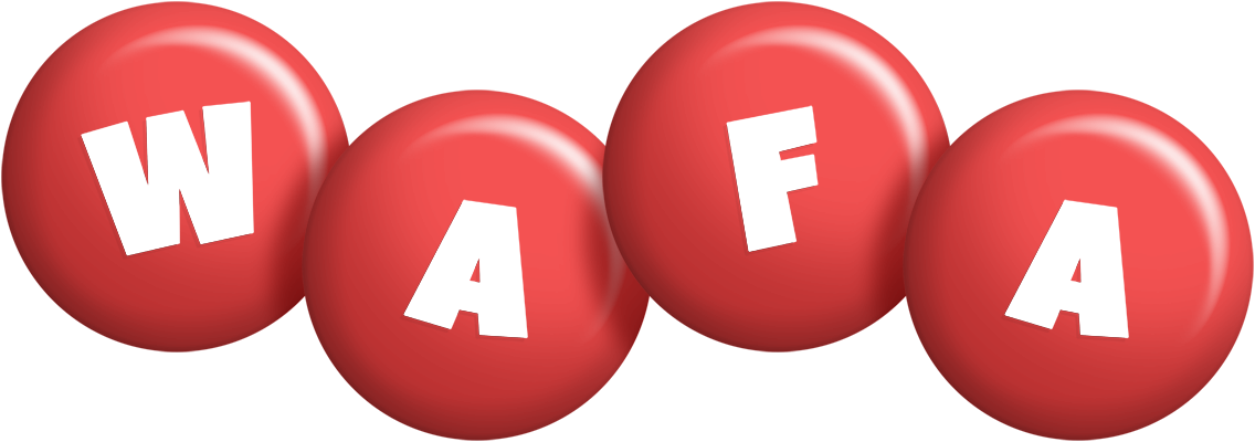 Wafa candy-red logo