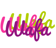 Wafa flowers logo