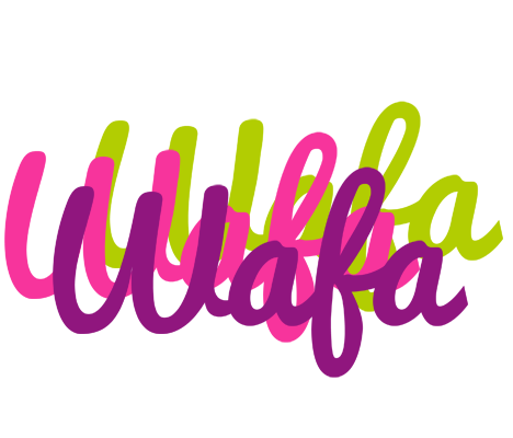 Wafa flowers logo