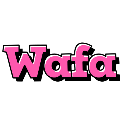 Wafa girlish logo