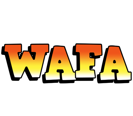 Wafa sunset logo