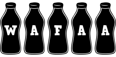 Wafaa bottle logo