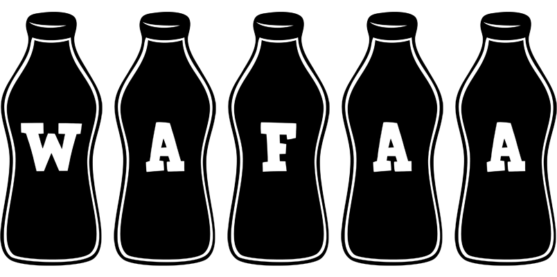 Wafaa bottle logo