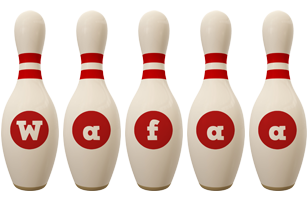 Wafaa bowling-pin logo