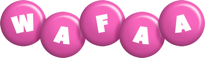 Wafaa candy-pink logo