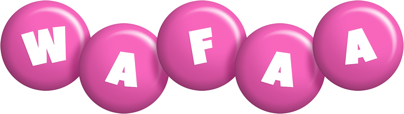 Wafaa candy-pink logo