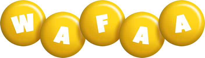 Wafaa candy-yellow logo
