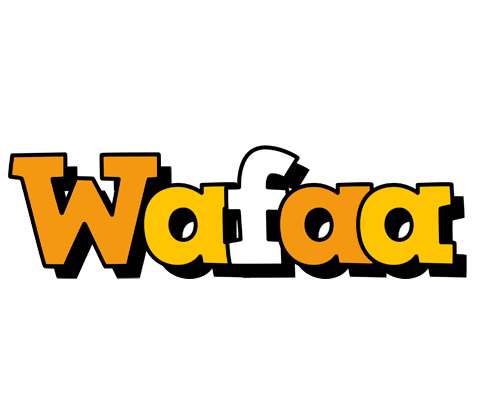 Wafaa cartoon logo