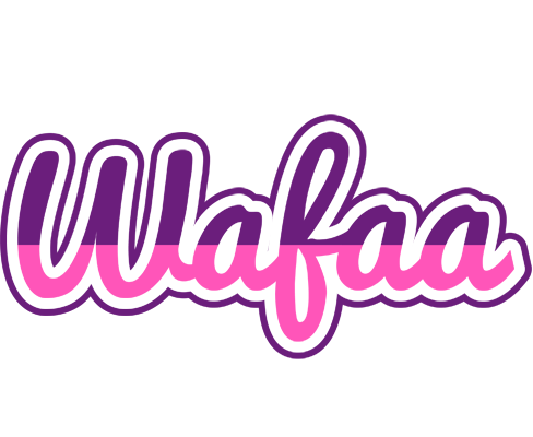 Wafaa cheerful logo