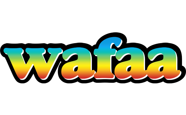 Wafaa color logo