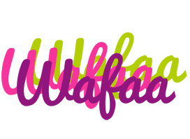 Wafaa flowers logo