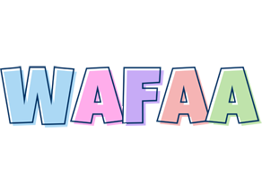 Wafaa pastel logo