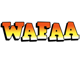 Wafaa sunset logo