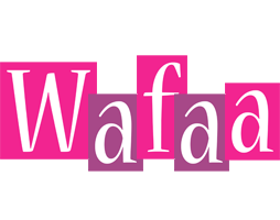 Wafaa whine logo
