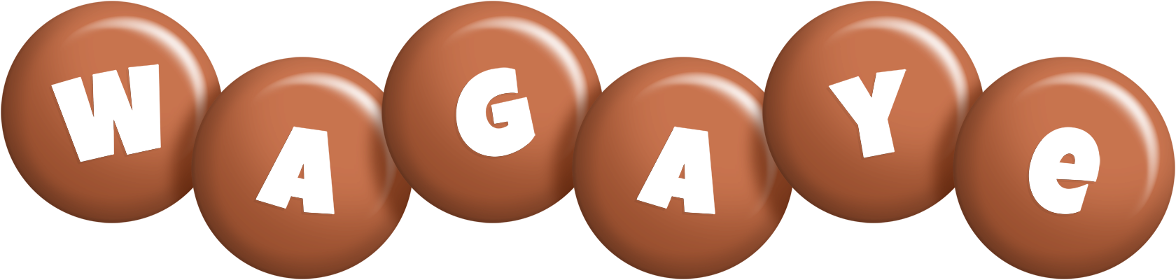Wagaye candy-brown logo