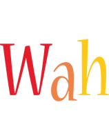 Wah birthday logo