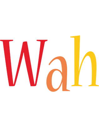 Wah birthday logo