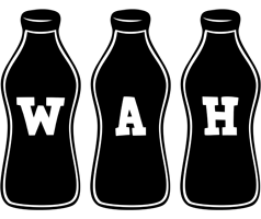 Wah bottle logo