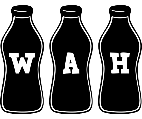 Wah bottle logo