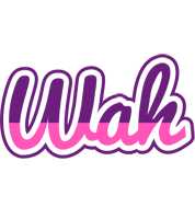 Wah cheerful logo