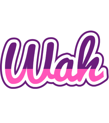 Wah cheerful logo