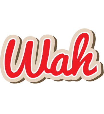 Wah chocolate logo