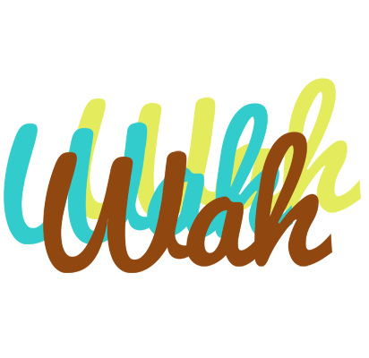 Wah cupcake logo
