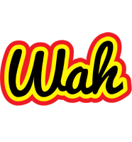 Wah flaming logo