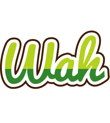 Wah golfing logo