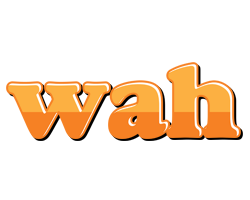Wah orange logo