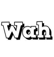 Wah snowing logo