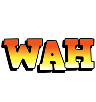 Wah sunset logo