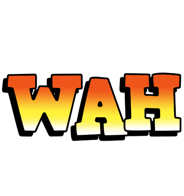 Wah sunset logo