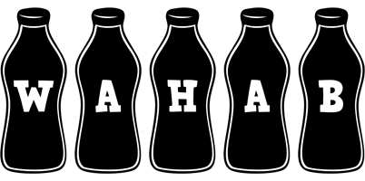 Wahab bottle logo