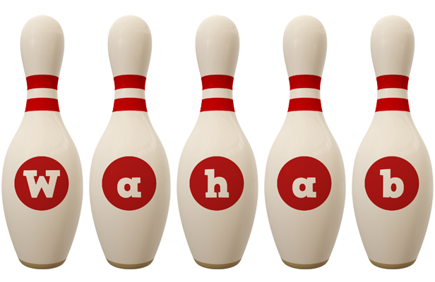Wahab bowling-pin logo