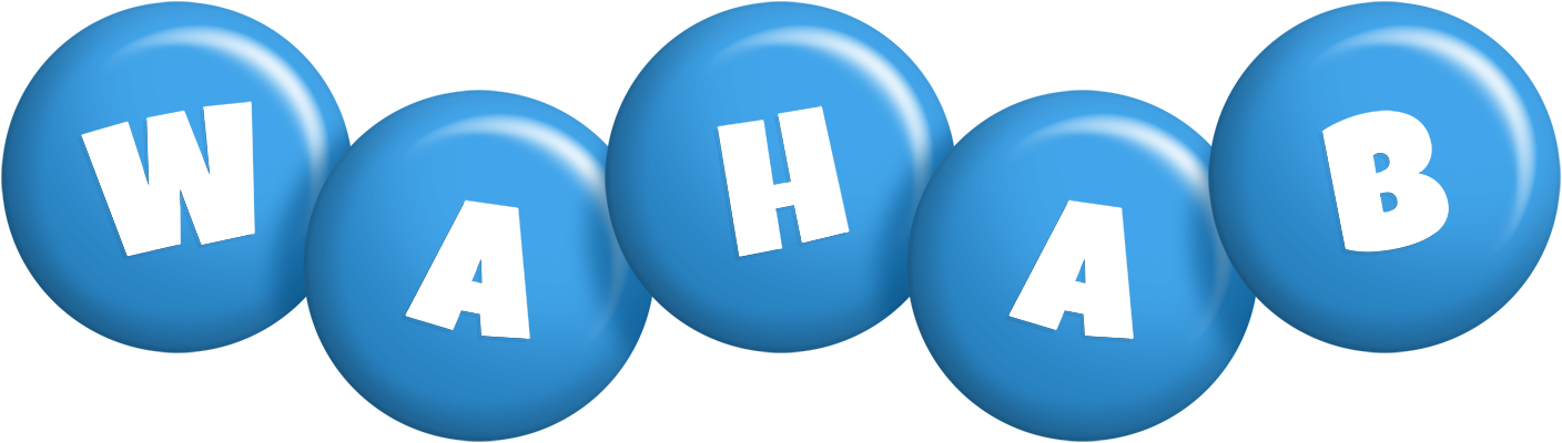 Wahab candy-blue logo