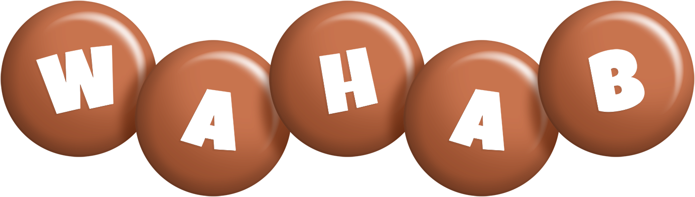 Wahab candy-brown logo