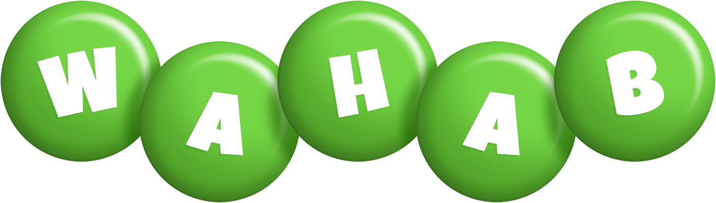 Wahab candy-green logo