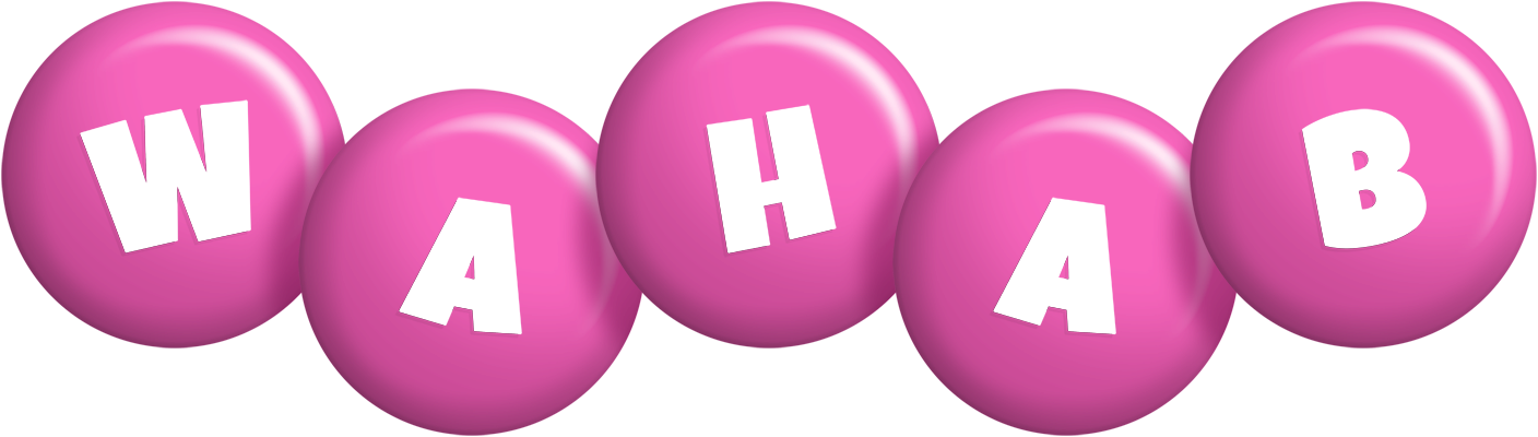 Wahab candy-pink logo