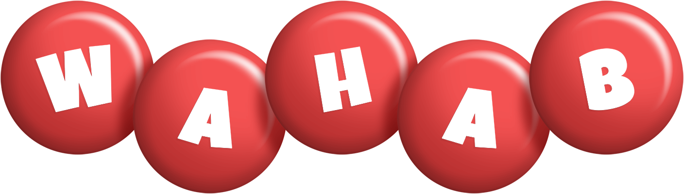 Wahab candy-red logo