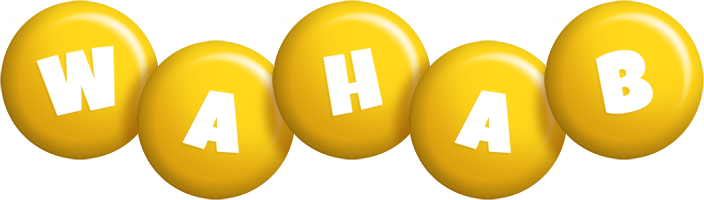 Wahab candy-yellow logo