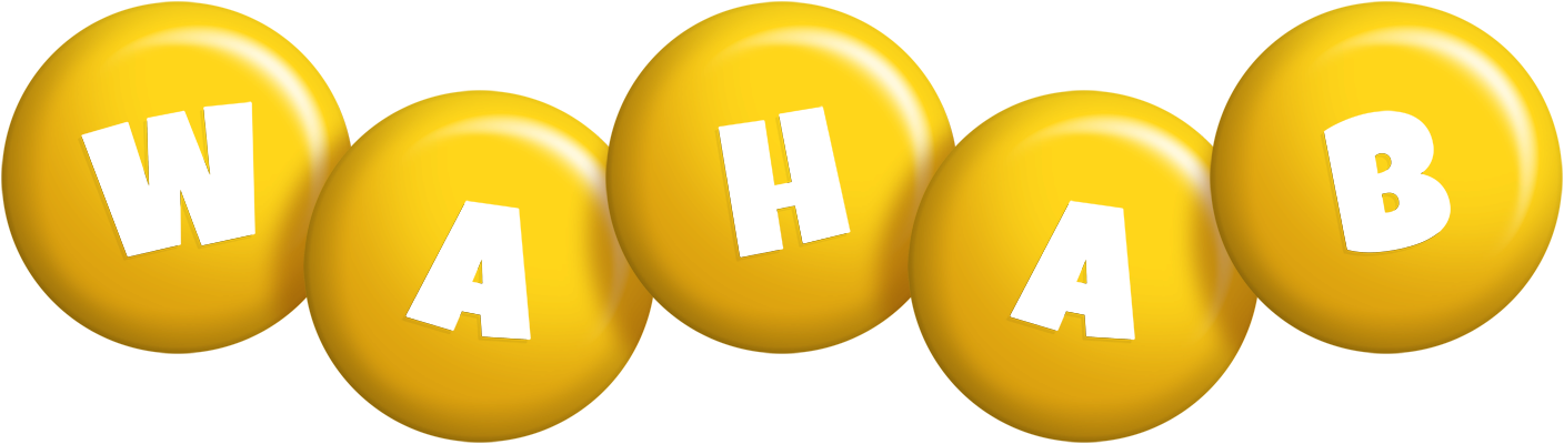 Wahab candy-yellow logo
