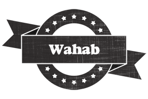 Wahab grunge logo
