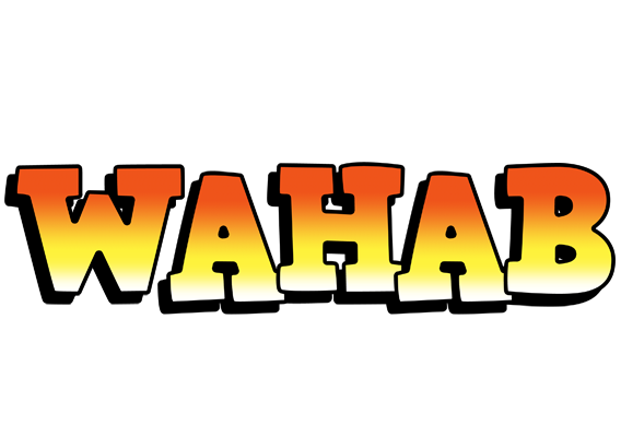Wahab sunset logo